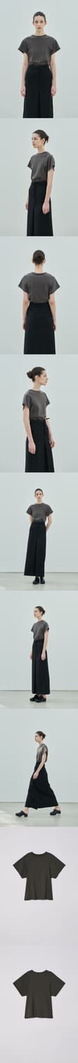 다이애그널 DIAGONAL SOFT FLARE TEE (grey) 상품이미지2