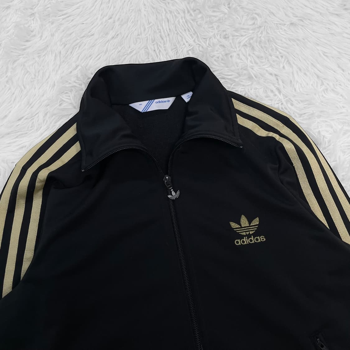 아디다스 파이어버드 트랙탑 져지 블랙 골드 상품이미지3
