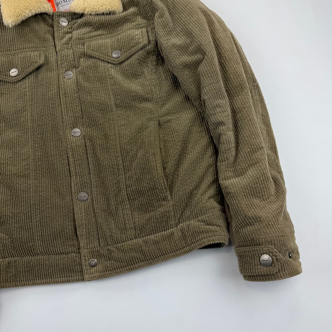 Bombers original 코듀로이 쉐르파 자켓 상품이미지4