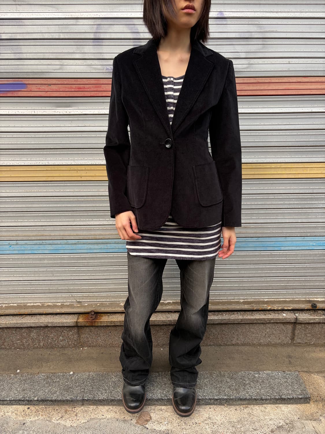 Gap 벨벳 싱글 블레이저 상품이미지3