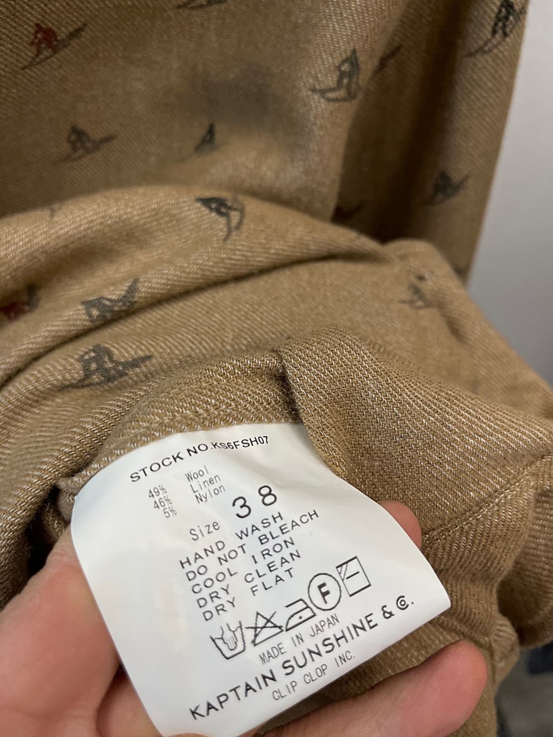 100) 캡틴선샤인 돗단배 울셔츠  상품이미지4