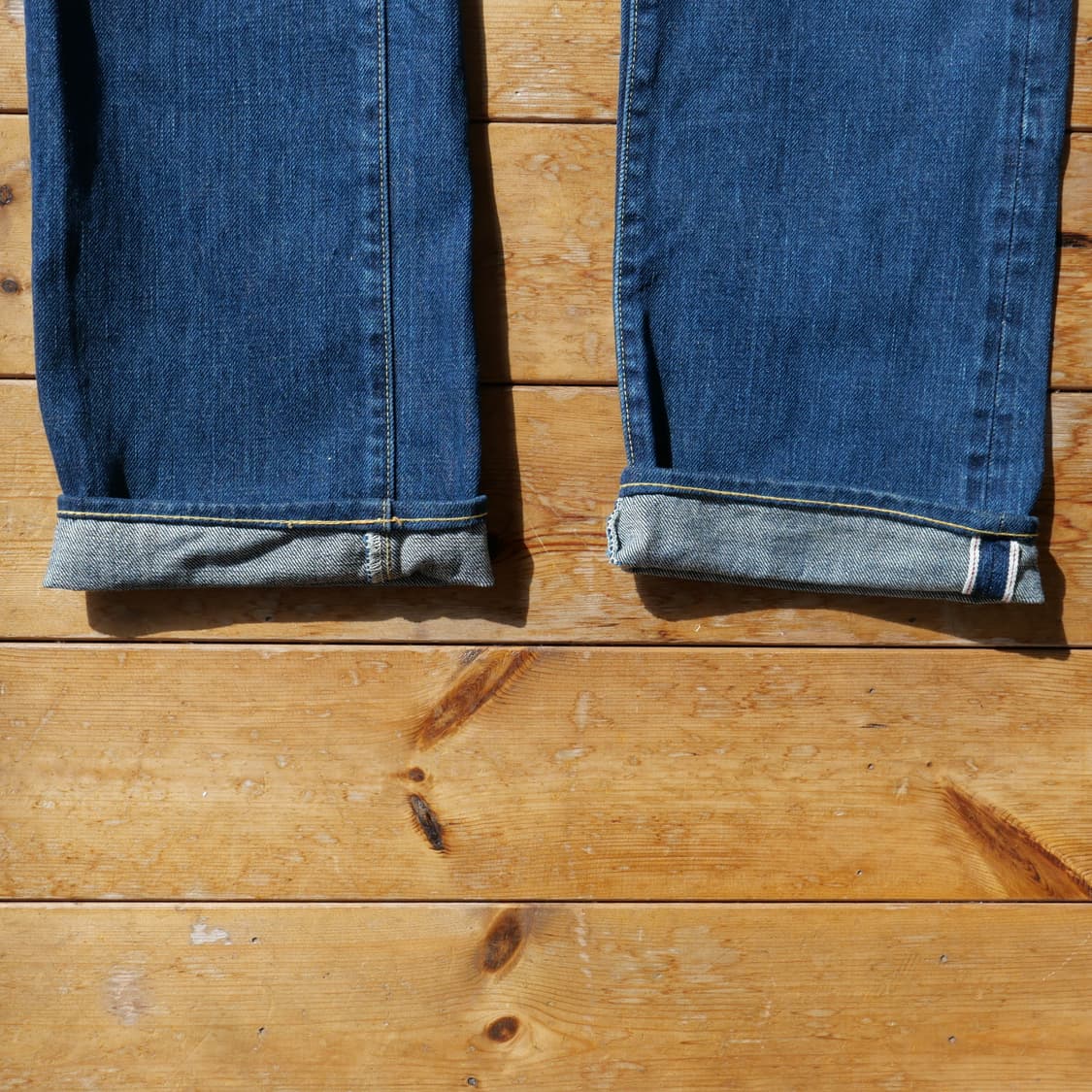 90‘s ZIPANGU BLUE by KAPITAL 리페어 셀비지 데님 상품이미지5