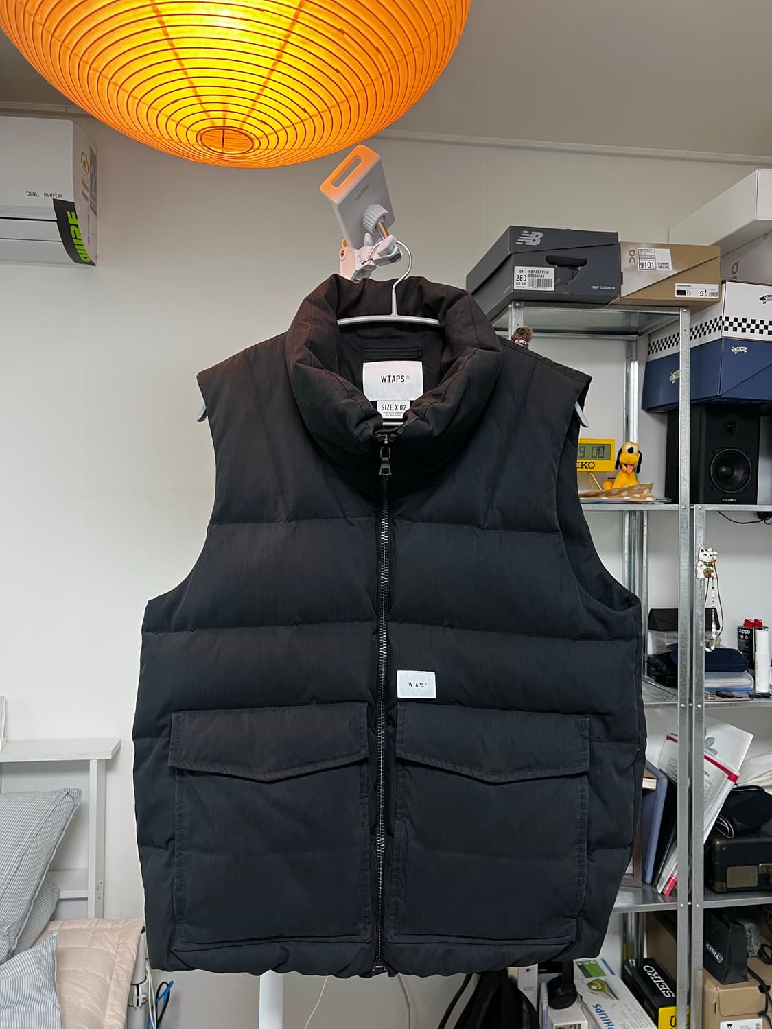 WTAPS 패딩 조끼 블랙 02 사이즈 상품이미지1