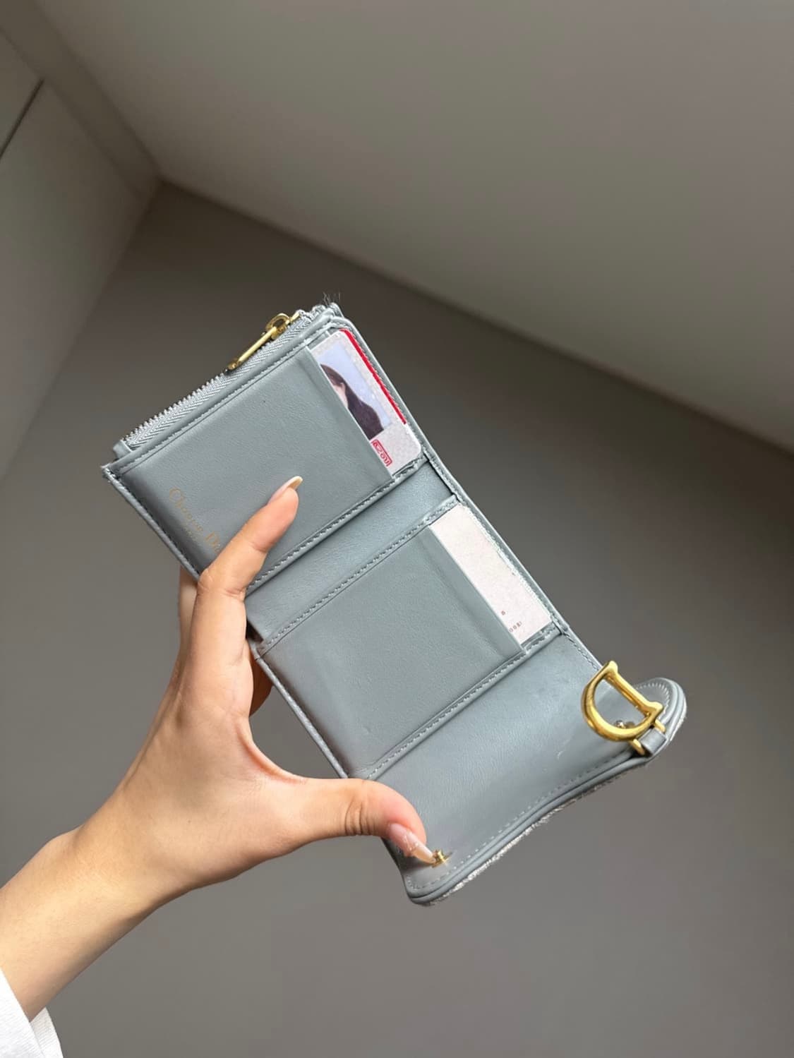 디올 오블리크 반지갑 상품이미지1