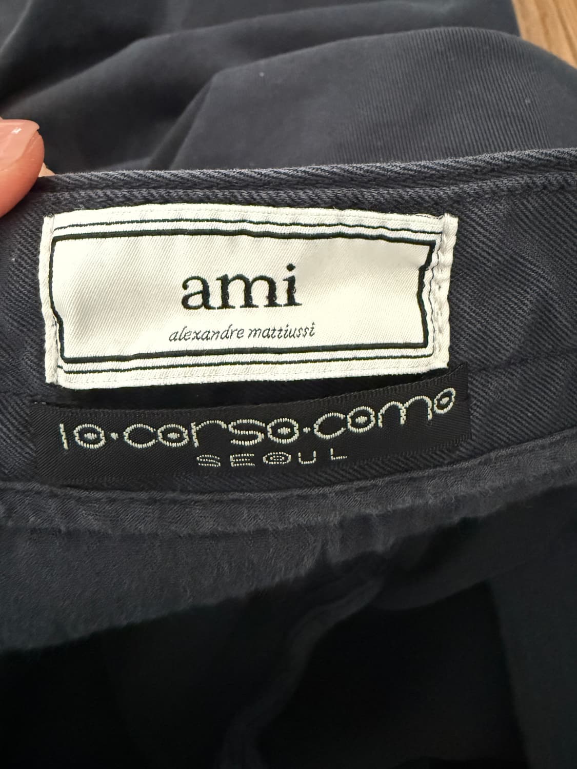 ami 아미 네이비 면바지 (42사이즈) 상품이미지3