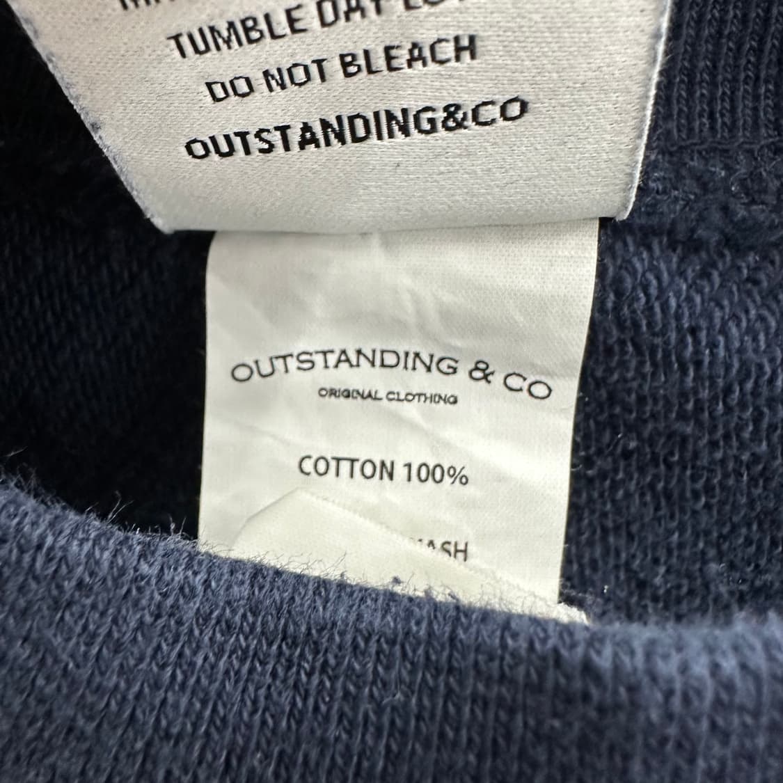 95 아웃스텐딩 남자 헤비웨이트 루즈핏 맨투맨 상품이미지4