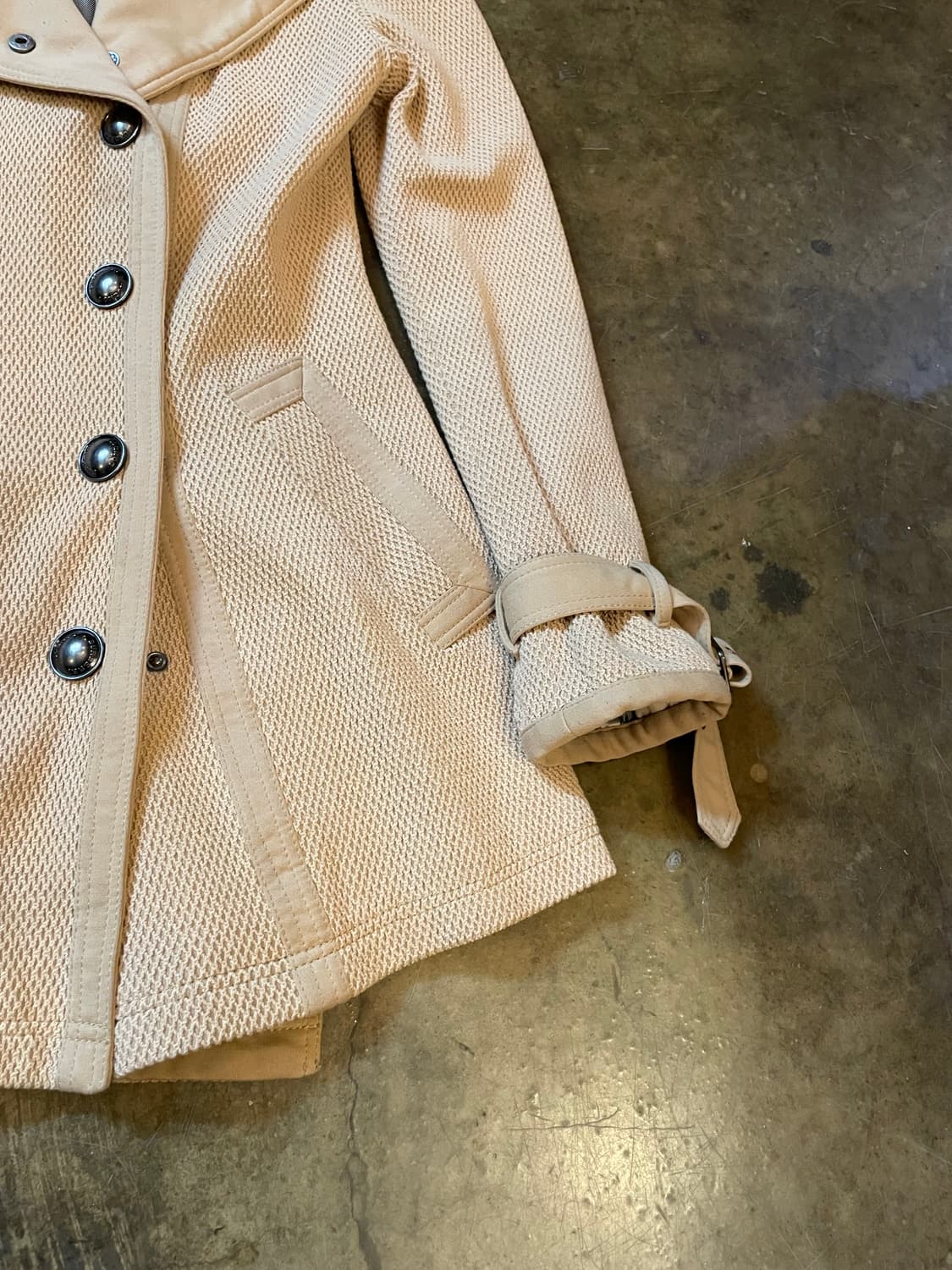 버버리 더블 하프 코트 상품이미지4