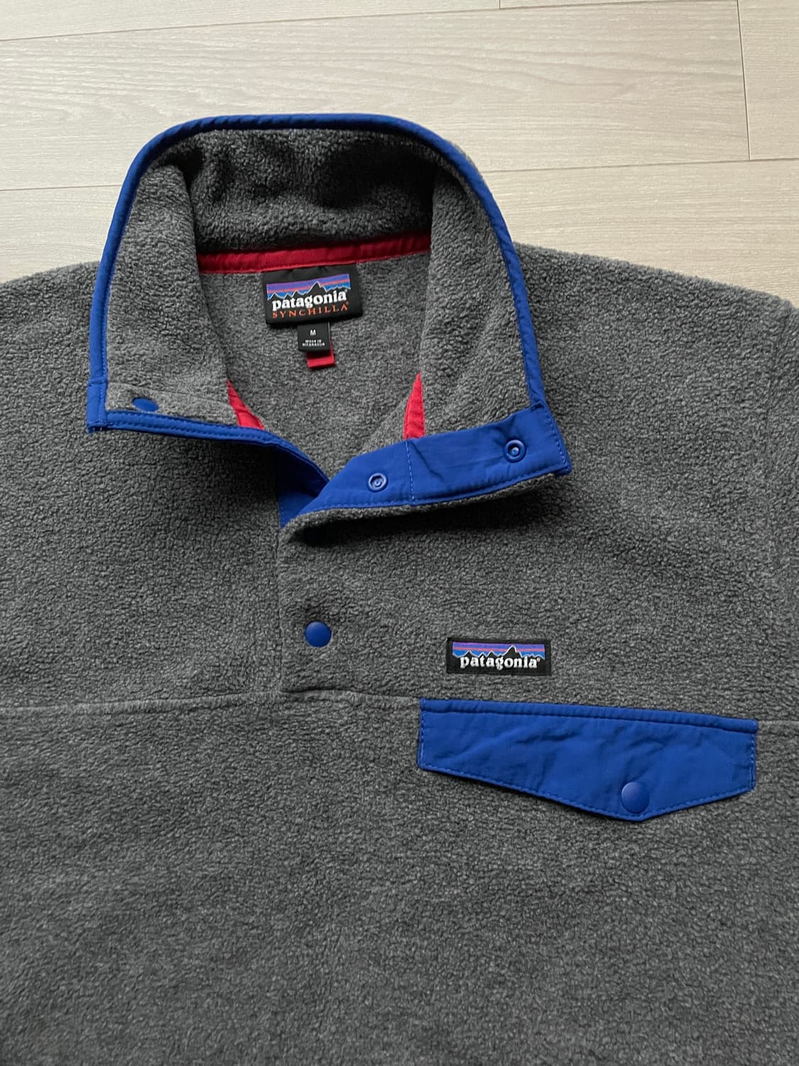 파타고니아 신칠라 니켈 블루 그레이 플리스 patagonia 상품이미지5