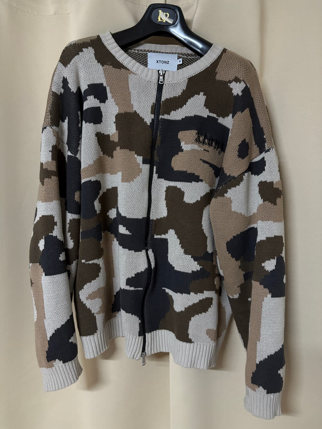 엑스톤즈 카모 가디건 상품이미지1