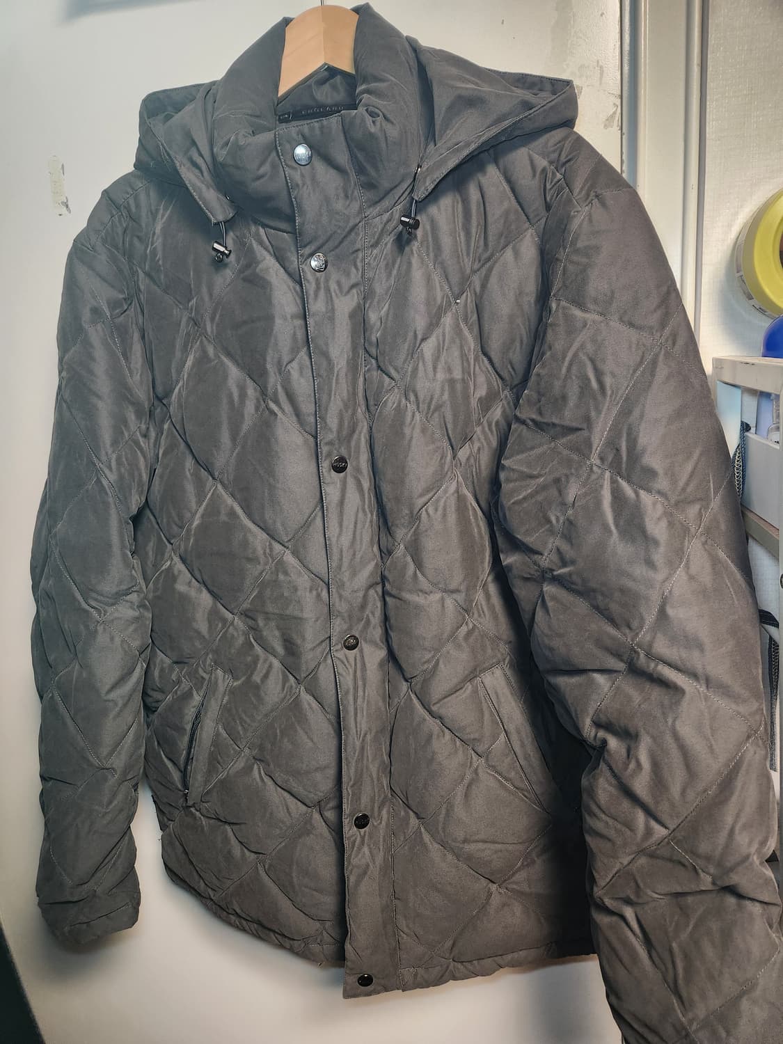 허스키 빈티지 퀼팅 리얼 다운 패딩 L~XL 상품이미지1