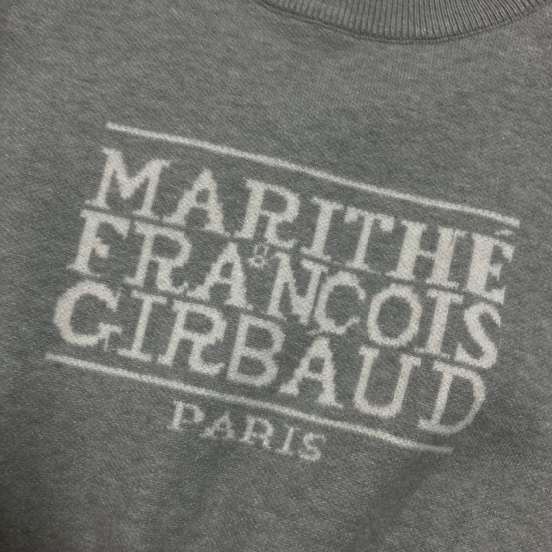 마리떼 프랑소와저버 빅로고 그레이 니트 상품이미지2