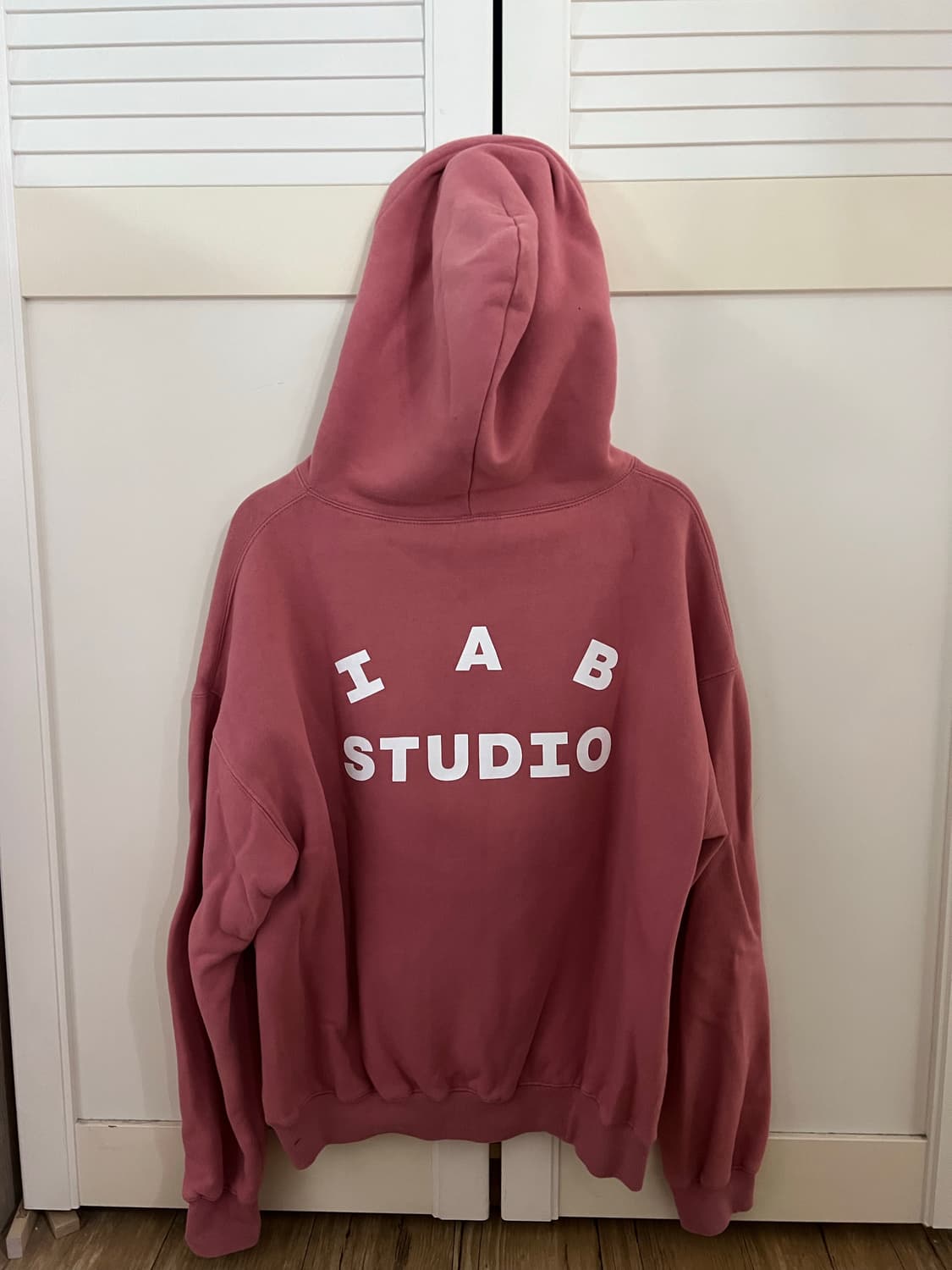 아이앱 후드 L 로즈핑크 기모 상품이미지2