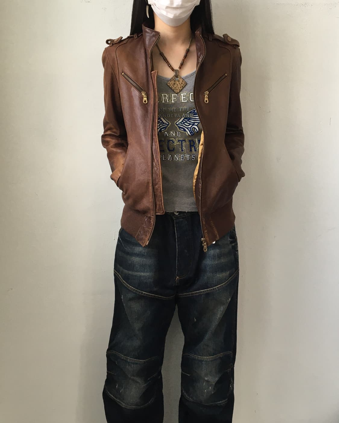 Lamb leather jacket 상품이미지8