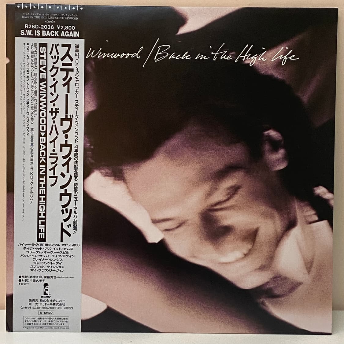 (LP-초민트시리즈) Steve Winwood - Back In The 상품이미지1