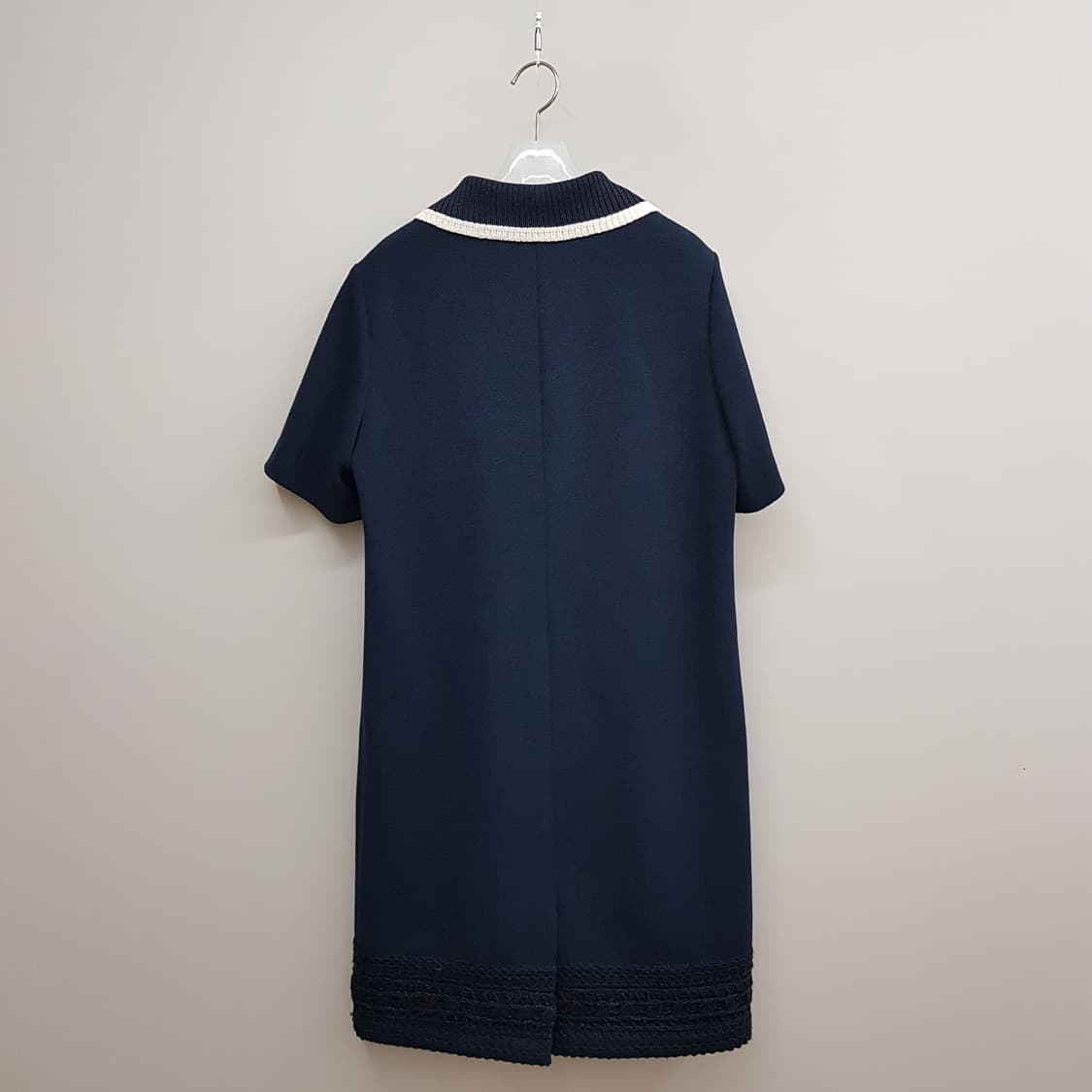 한섬 래트 2022 배색 카라 트위드 포인트 원피스 82-94-160 상품이미지4