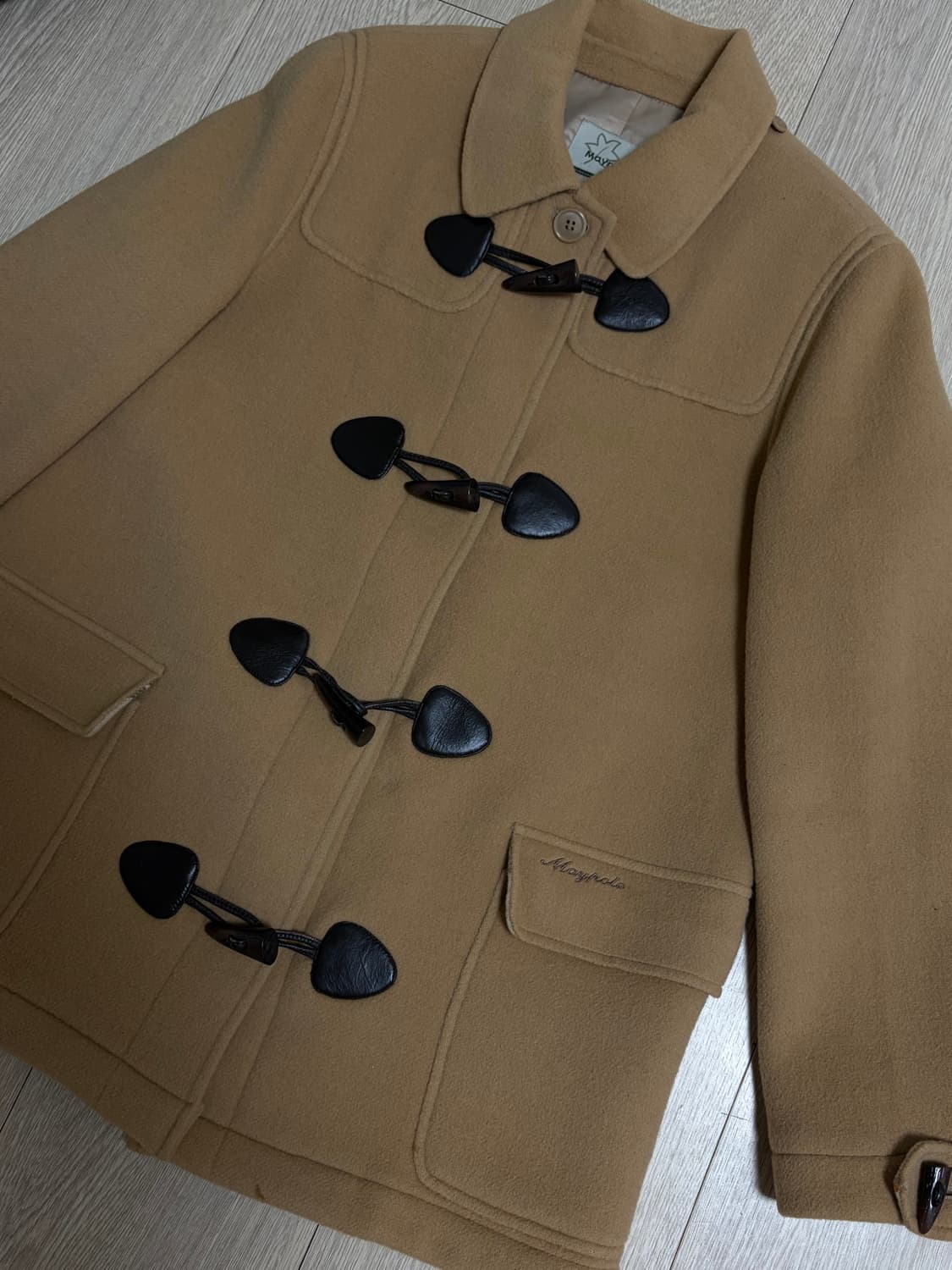 빈티지 베이지 더블코트  상품이미지2