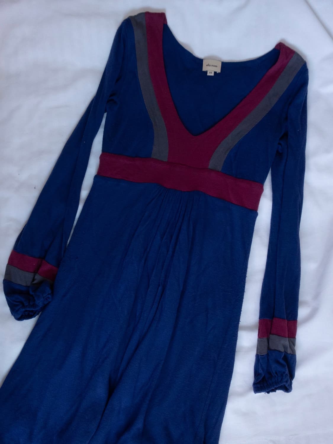 Color block puff long sleeve 상품이미지1