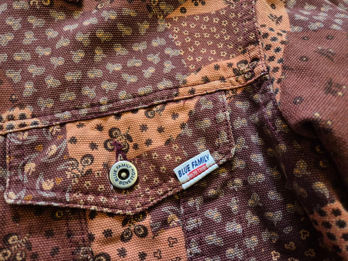 90s 베네통 블루패밀리 3세대 자켓 상품이미지4