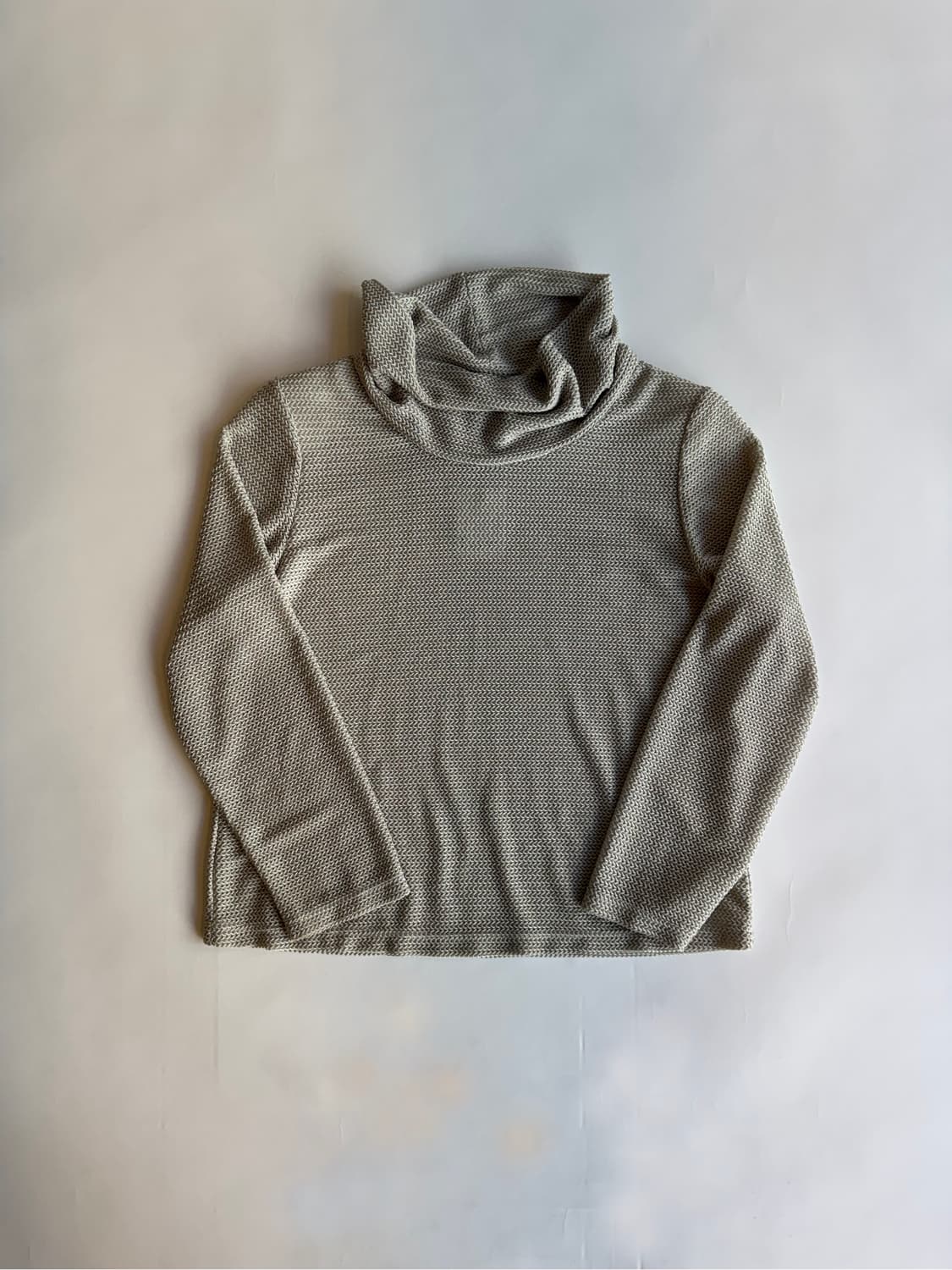 Honeycomb Textured Cowl Neck Knit 상품이미지1