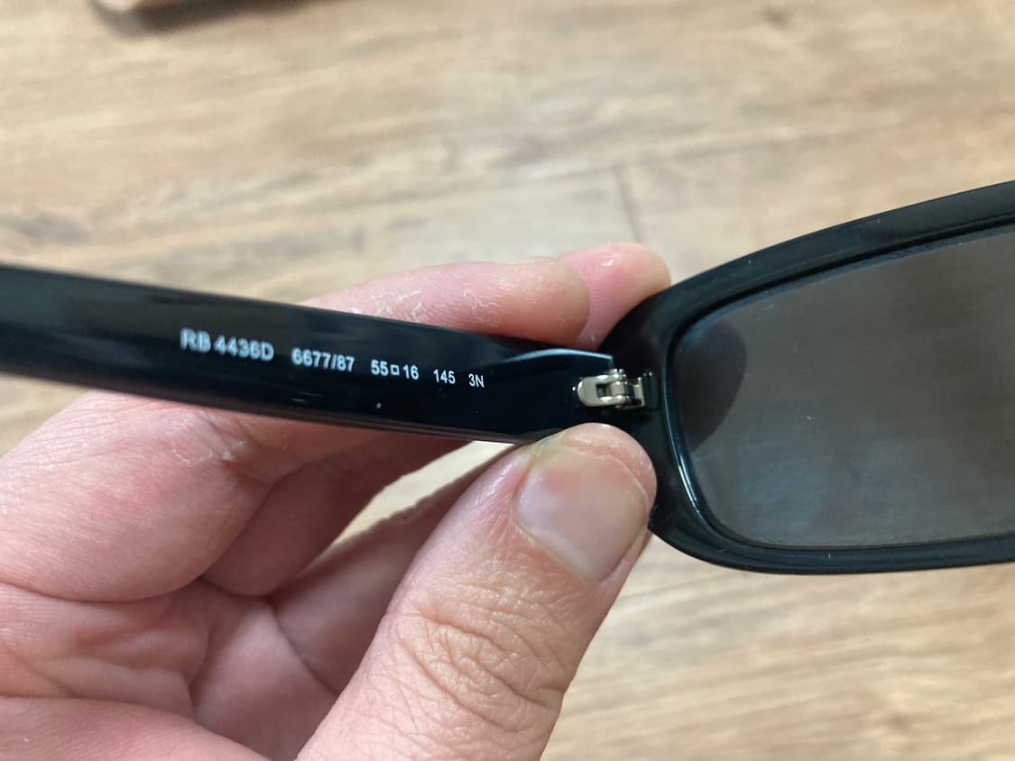 [OS] 레이밴 RB4436D 안경 선글라스 고글 / 블랙 상품이미지4