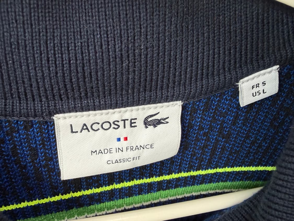 lacoste 골지 스트라이프 니트 us l size 상품이미지2