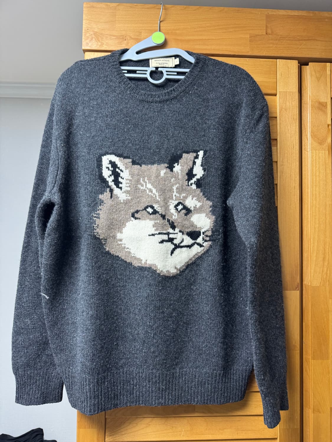 메종키츠네 폭스헤드 니트 상품이미지1