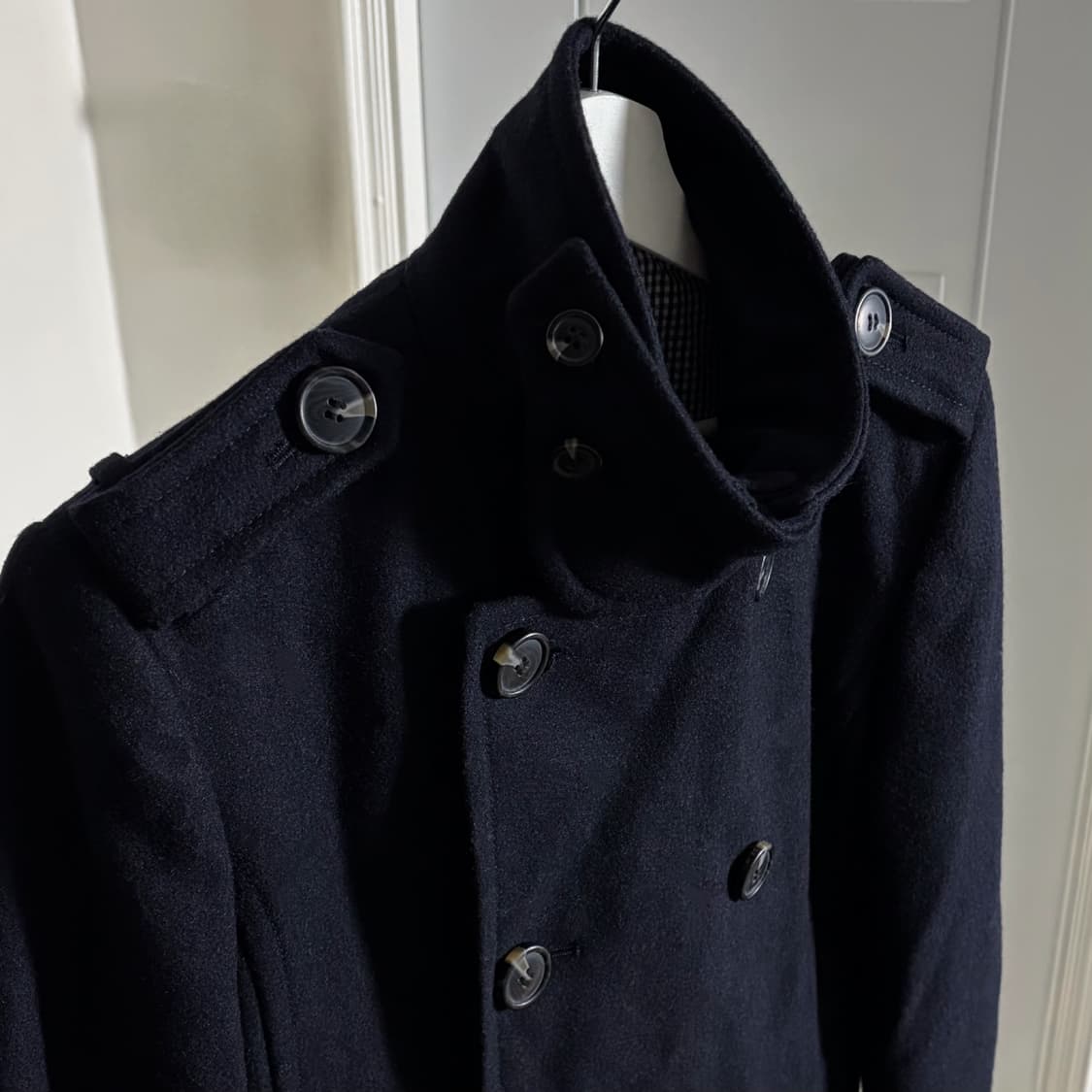 Clriden 하이넥 피코트 상품이미지3