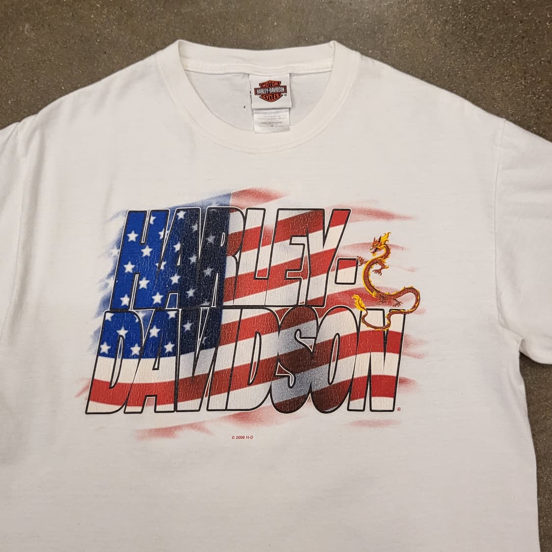 USA 빈티지 할리데이비슨 반팔티 티셔츠  상품이미지5