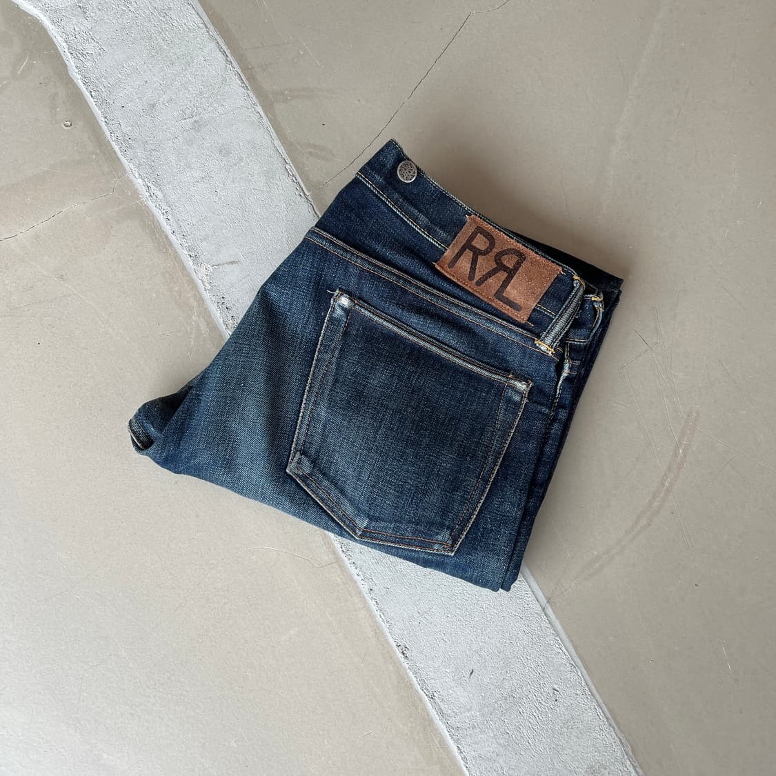 RRL 셀비지 데님 팬츠 상품이미지1