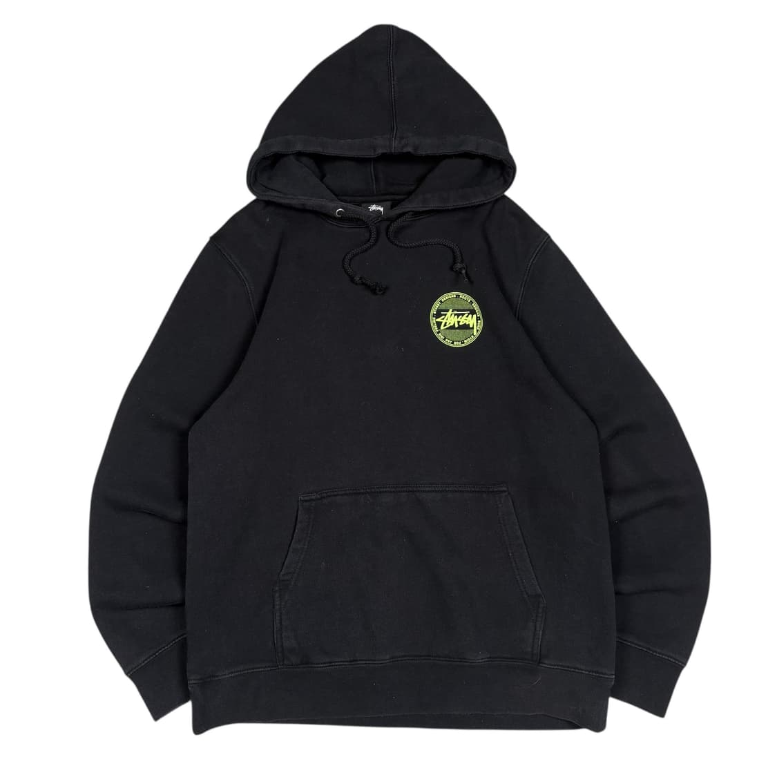 스투시 블랙컬러 빅로고 후드티 상품이미지3