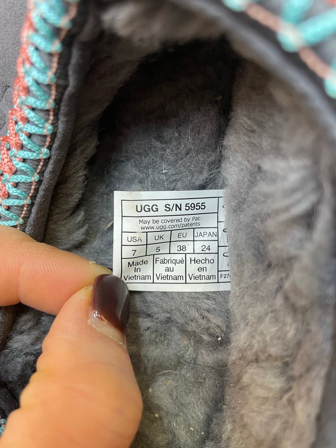 UGG 어그 타스만 슬리퍼 240mm 상품이미지7