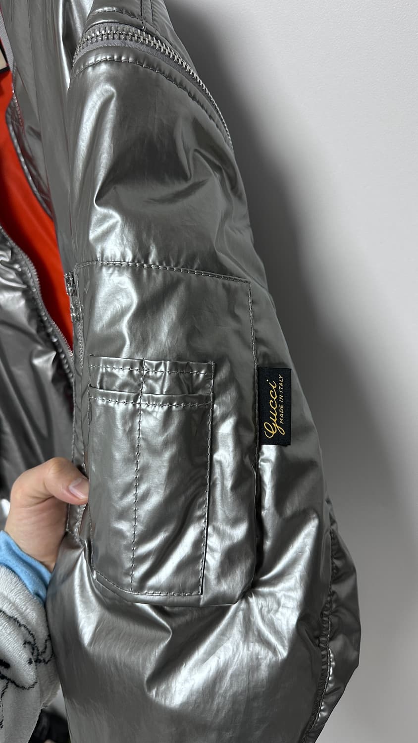 구찌 남성 실버 ma-1 점퍼 정품 새상품 50사이즈 상품이미지4