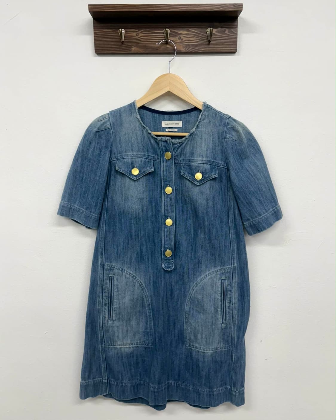 [36] 이자벨마랑 데님 하프 원피스 상품이미지1