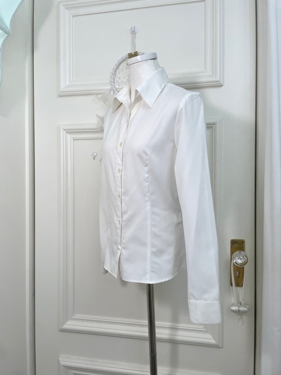white basic line shirt(size-7) 상품이미지2