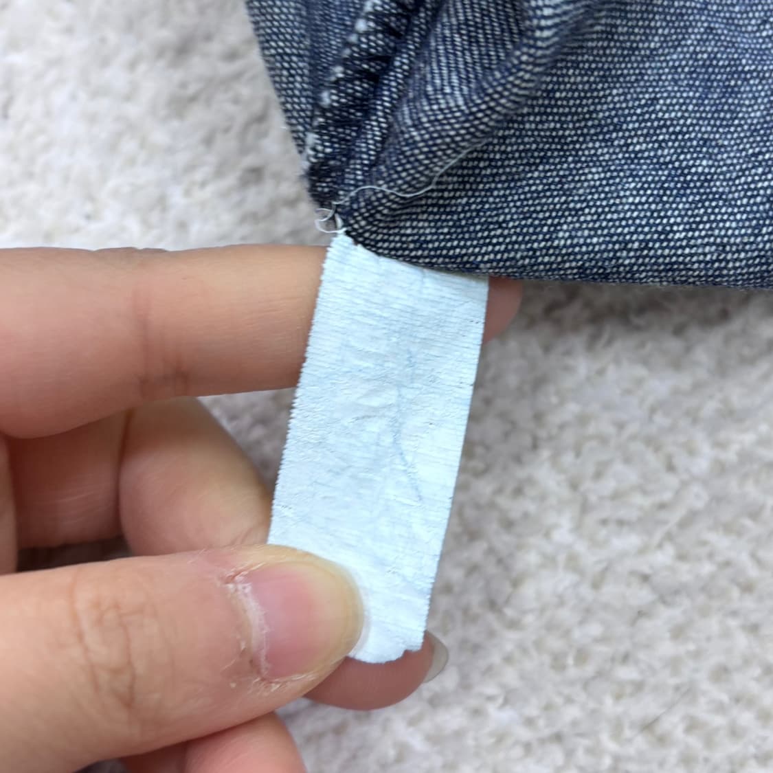 F 루프팩토리 데님 반팔 셔츠 0319E 상품이미지4