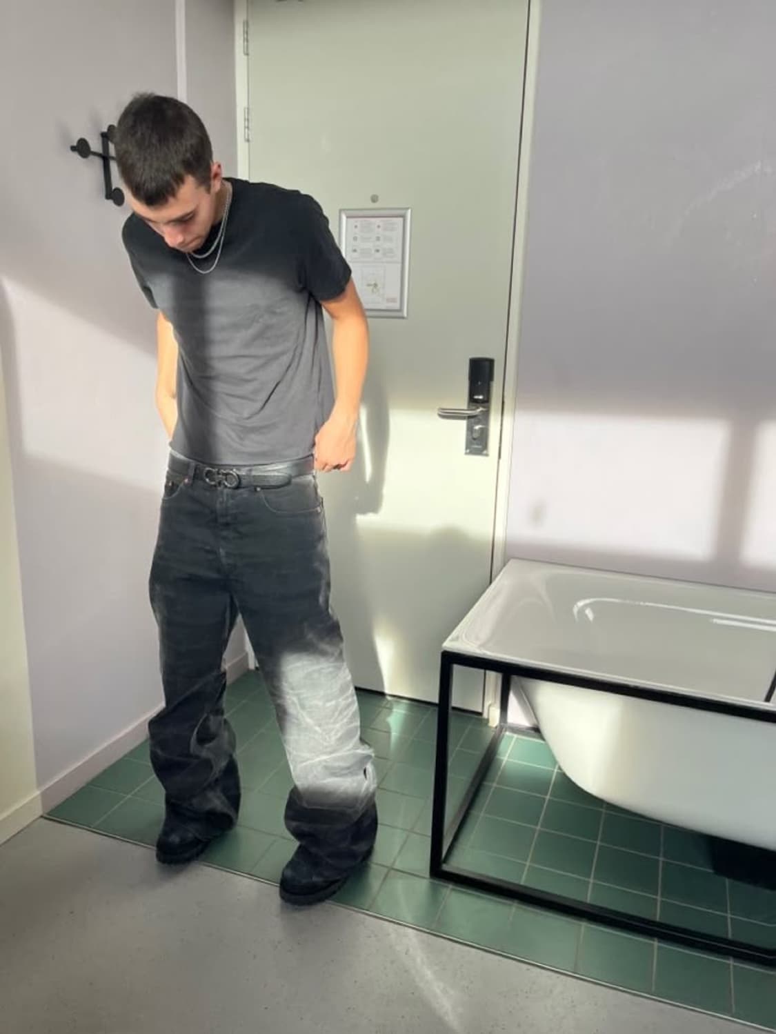 90s levi's 505 오렌지탭 블랙진 Made in USA 상품이미지1