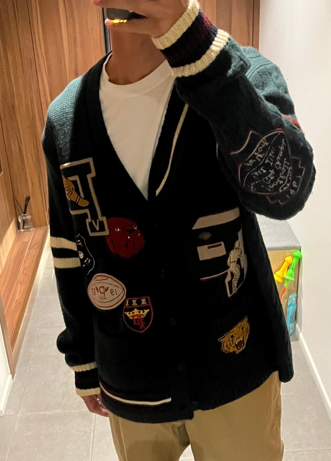 폴로 랄프로렌  울 가디건 xl 상품이미지4