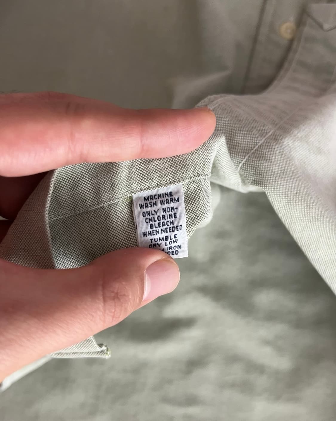 폴로 랄프로렌 그린 원포켓 옥스포드 셔츠 XLT 상품이미지5