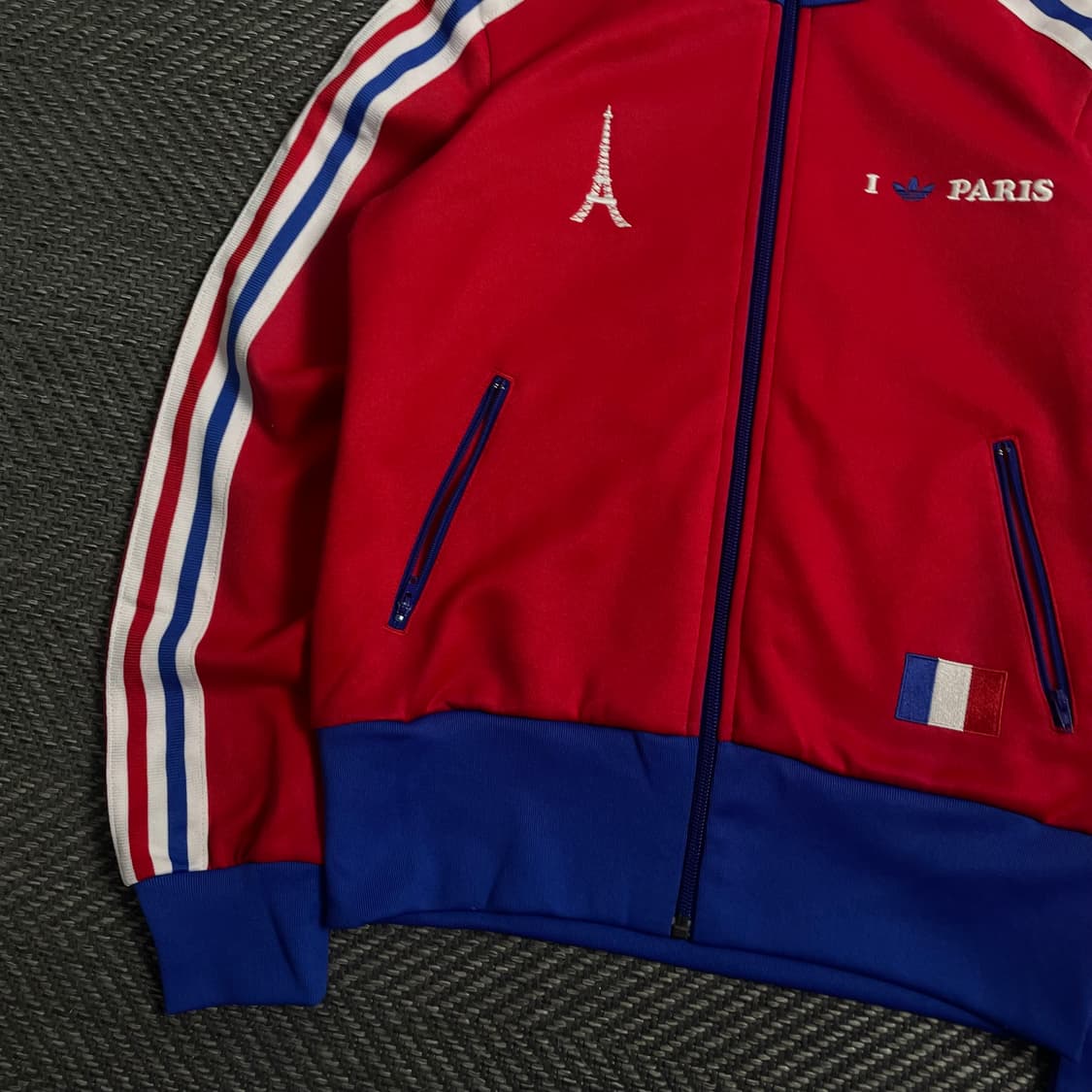 아디다스 파리 빅로고 크롭 트랙탑 져지o 3948 상품이미지3