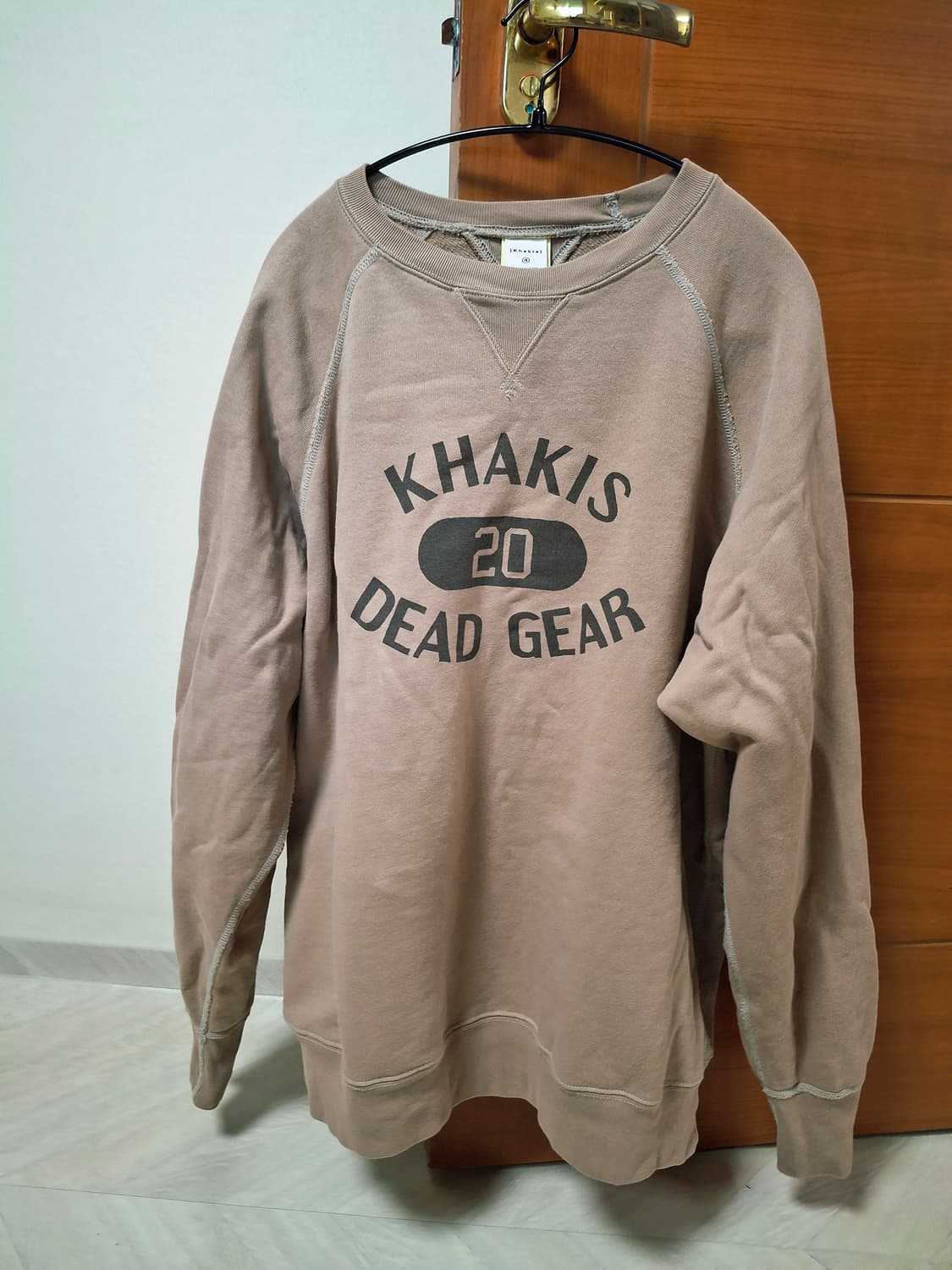 [4] 카키스 맨투맨 오렌지 상품이미지1