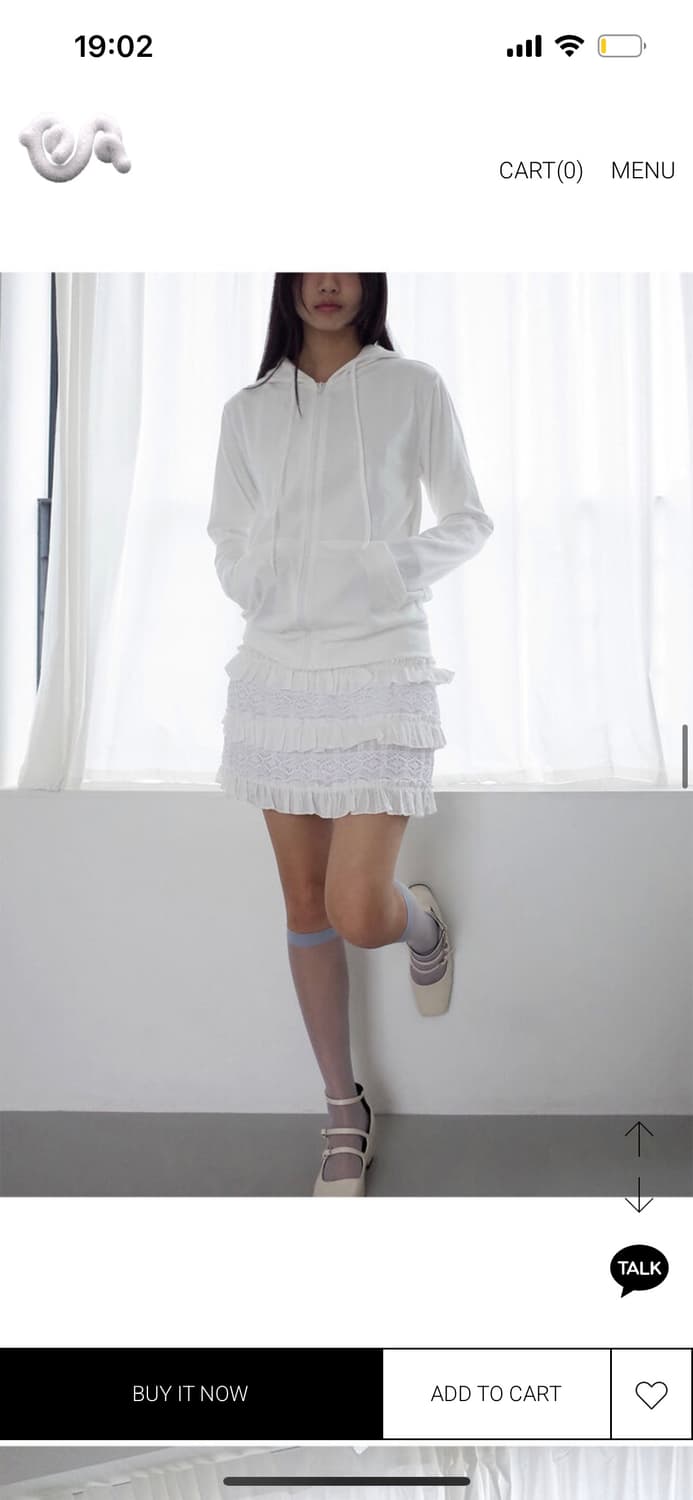 베이비랩 너디 후드 화이트 상품이미지2