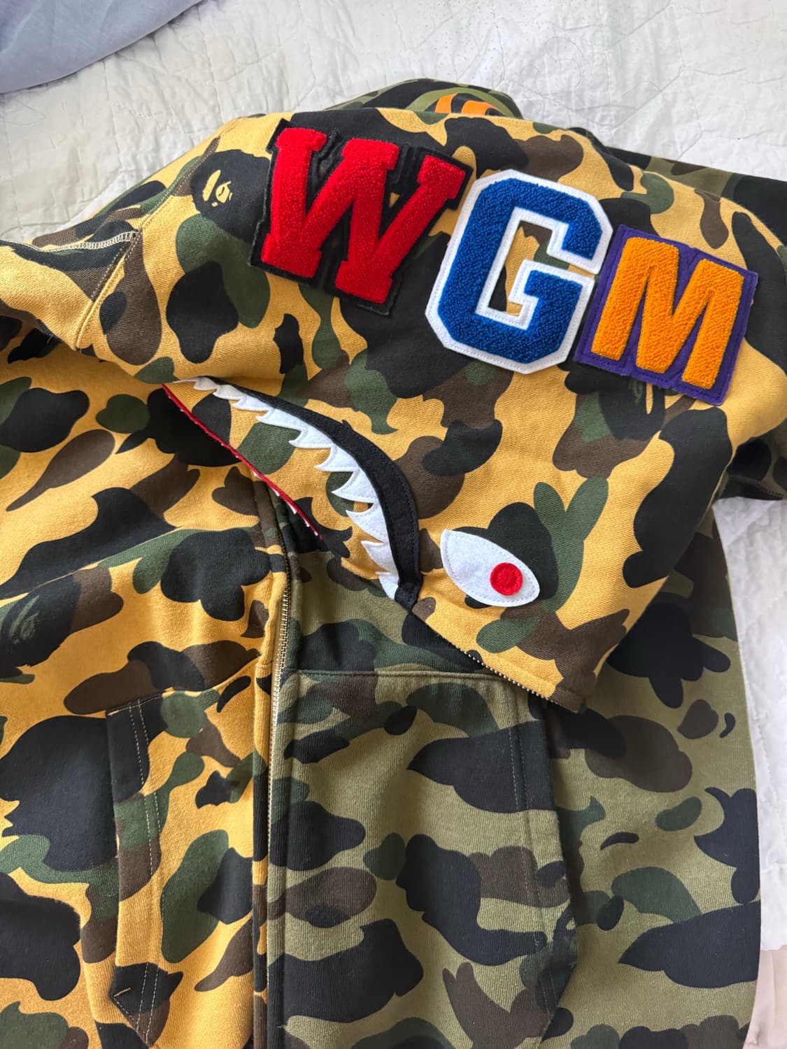 Bape 카모 후드집업 XL 상품이미지2