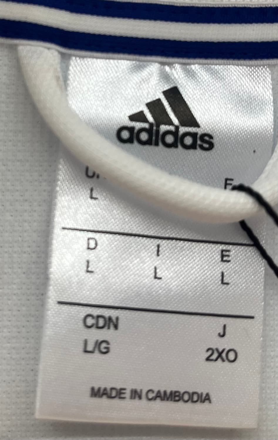 10s 아디다스 챌시 져지 데드스탁 트랙 자켓 화이트 상품이미지7