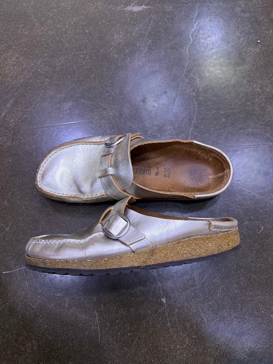 버켄스탁 버클리 클로그 블로퍼 샌들 슈즈 슬리퍼 골드 39 (250) 상품이미지6