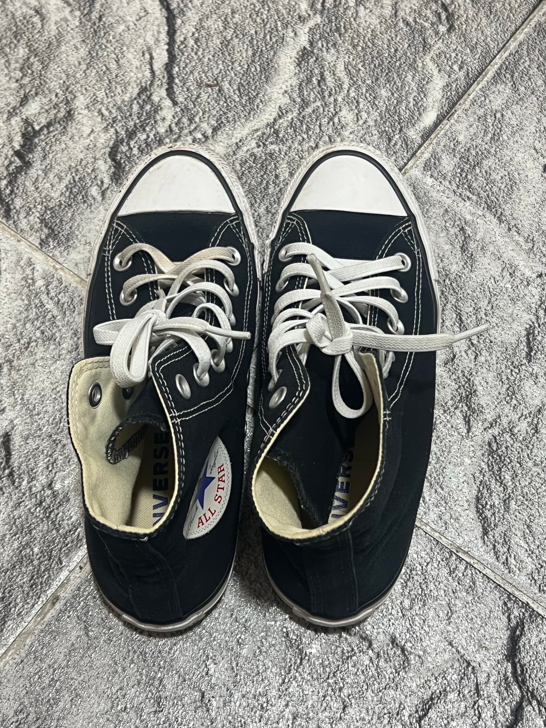(245) 컨버스 척테일러 올스타 블랙 하이 상품이미지1
