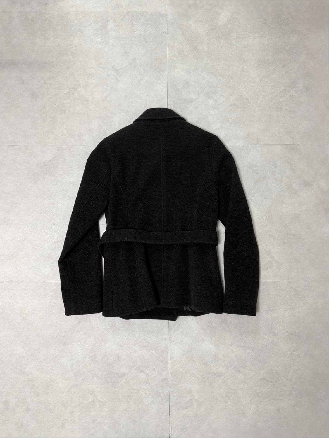 캘빈클라인 울 숏 코트 차콜 상품이미지2