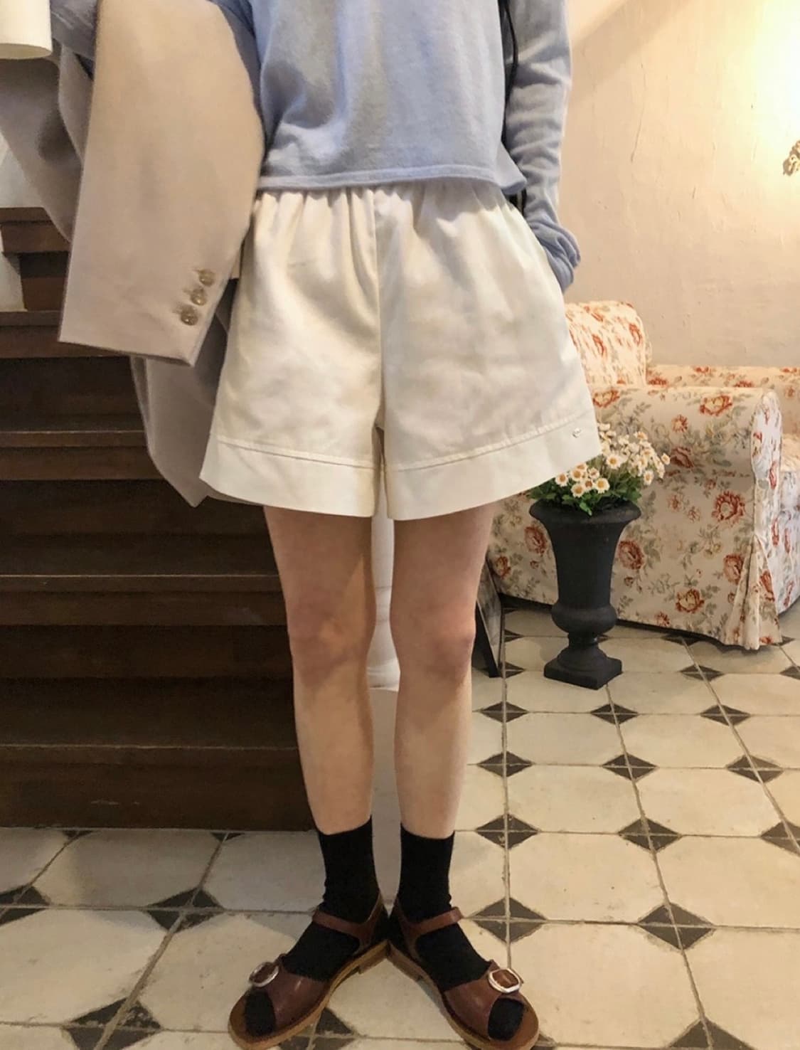 밴딩숏팬츠 새상품 상품이미지8