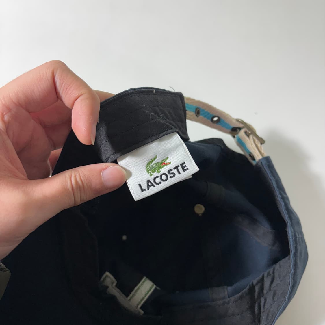 OS 라코스테 네이비 L로고 볼캡 상품이미지6