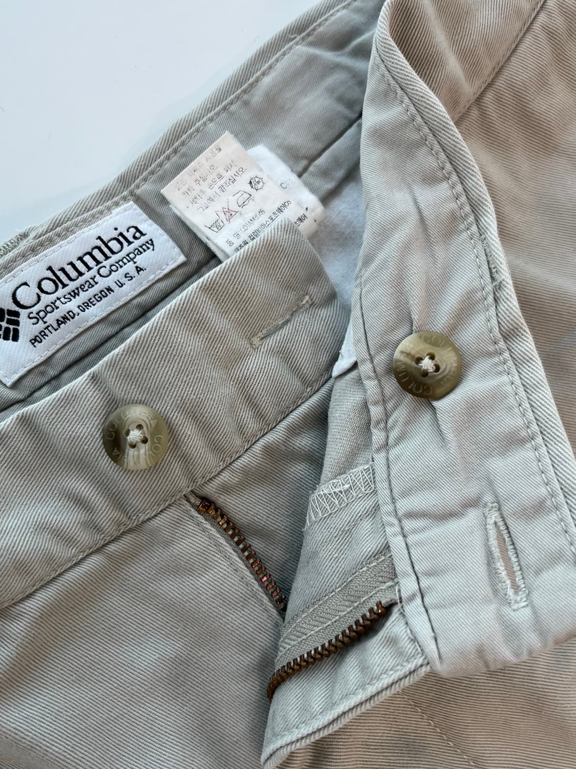 columbia beige cotton pants 상품이미지5