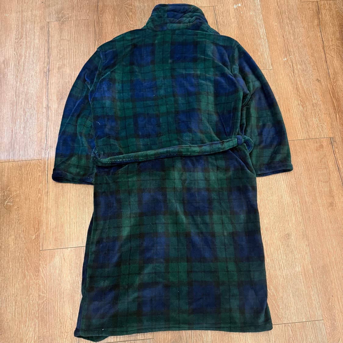 폴로 체크 로브 가운 상품이미지3